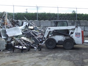 MR Recycling Depot - Bobcat in Metals Yard