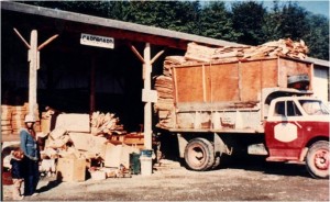 Cardboard Truck at Cottonwood Depot - Historic RMRS photo