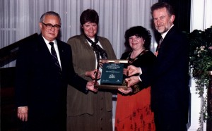 Kelli Speirs & Candace Gordon at Minister of Environment Award Presentation - 1993