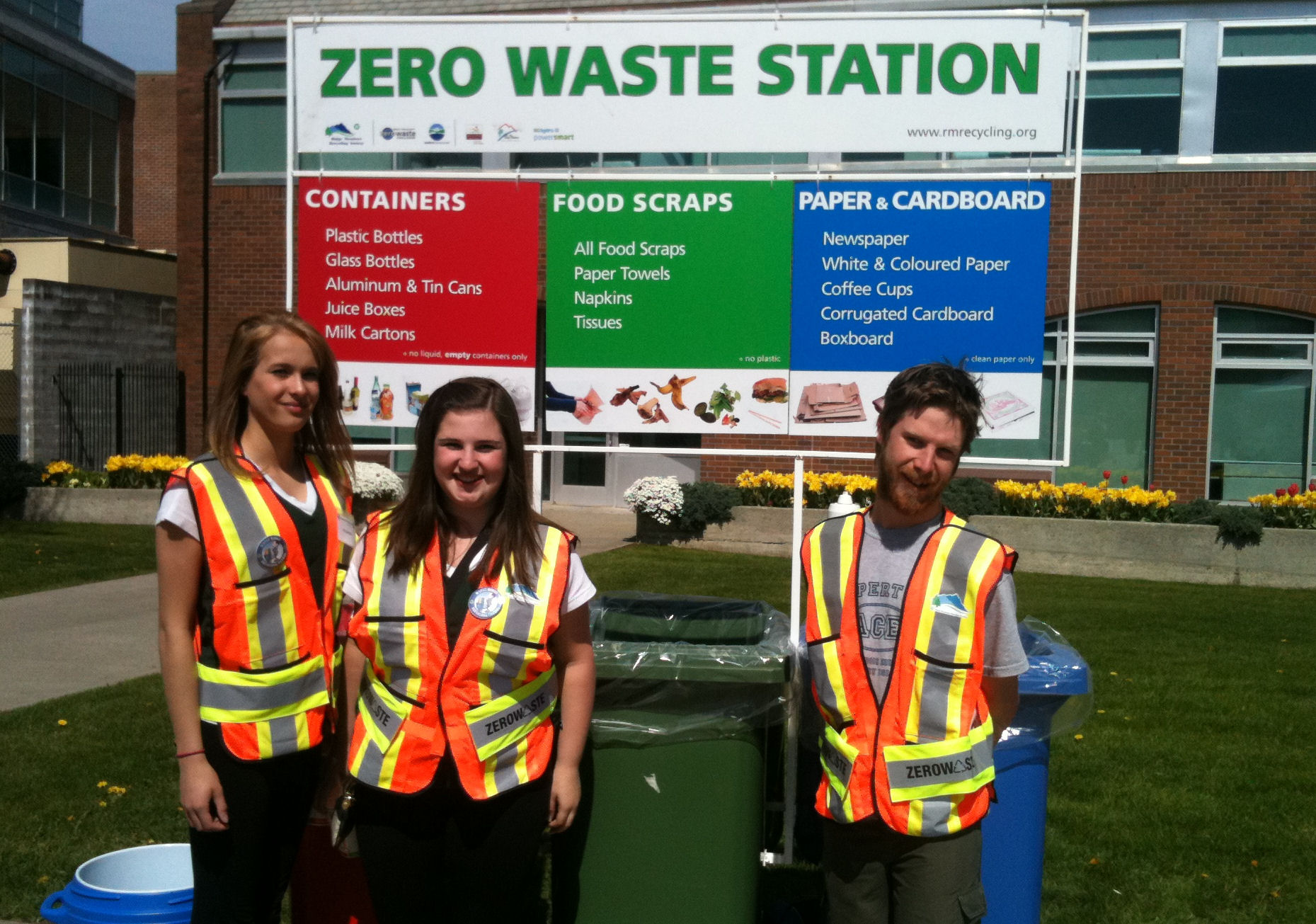 Zero Waste Station pilot at Earth Day 2012